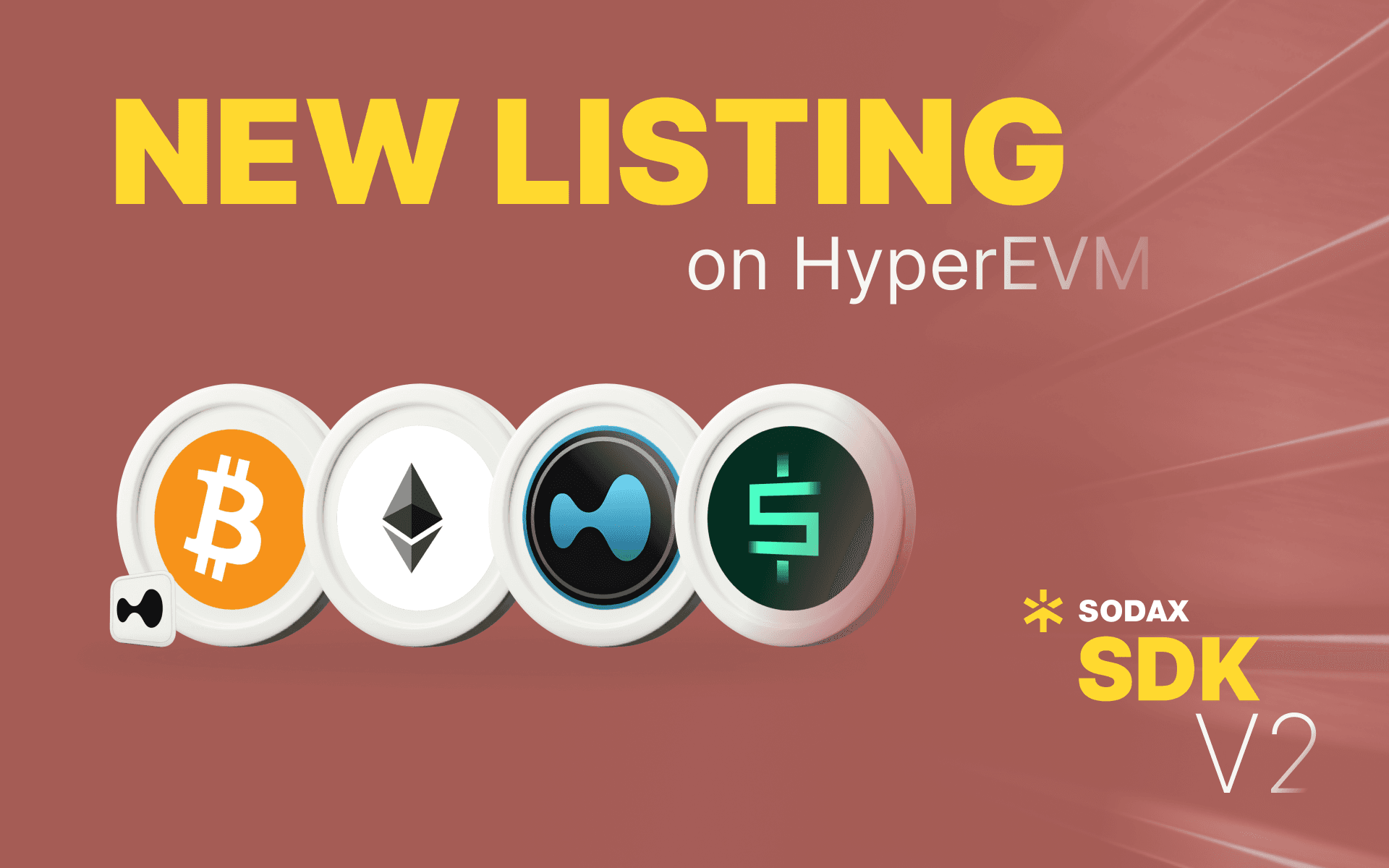SODAX SDK now supports kHYPE, UBTC, UETH and more on HyperEVM