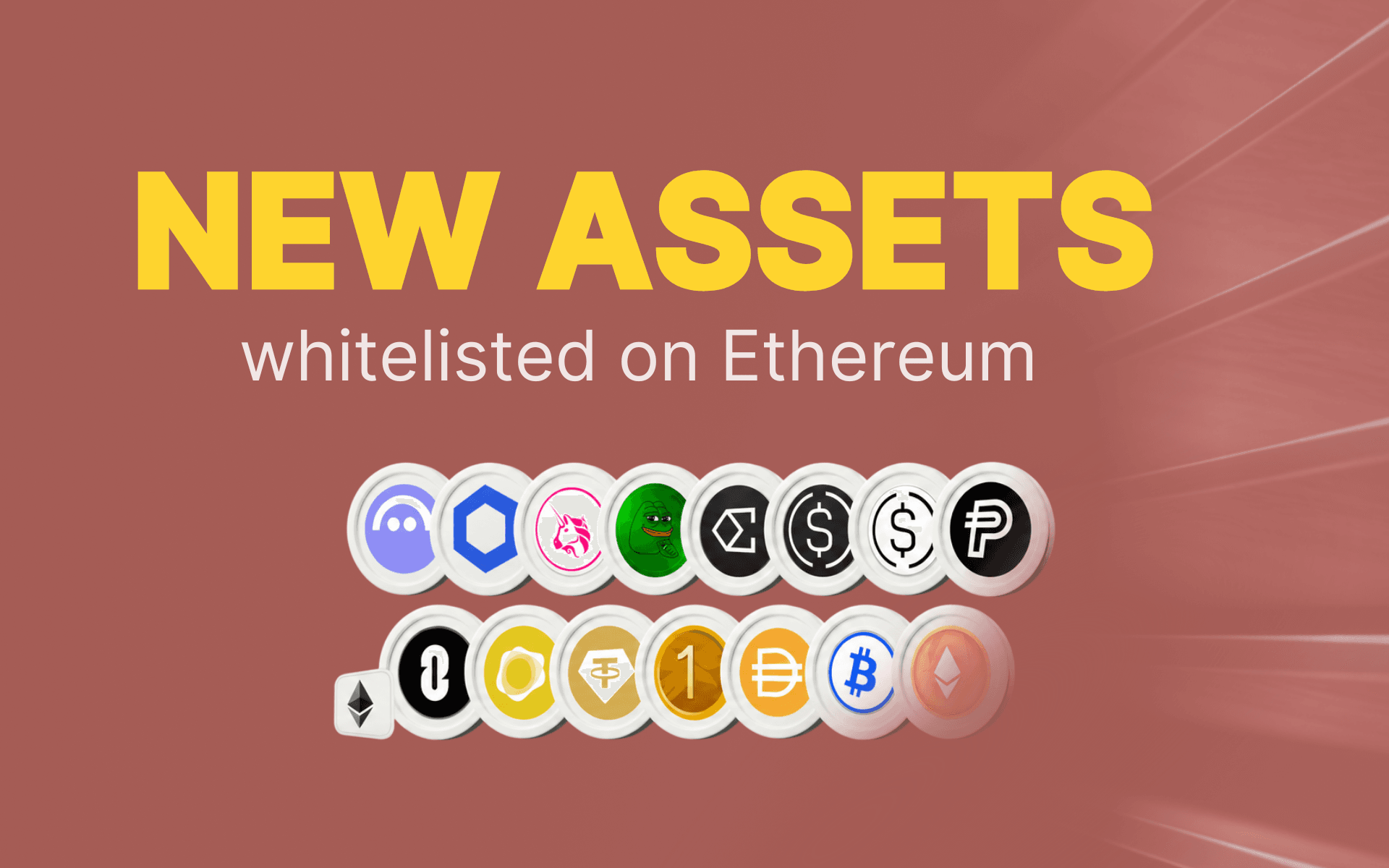 SODAX SDK now supports an additional 15 assets on Ethereum